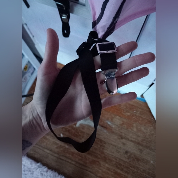 LAST ONE! Killstar × Avril Lavigne collab sexy mesh bone garter skirt - Picture 3 of 4